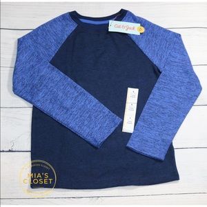 NWT Cat & Jack Boys Navy Blue Pullover